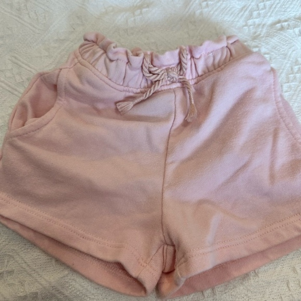 Child of Mine Pink Athletic Shorts with Elastic Waistband